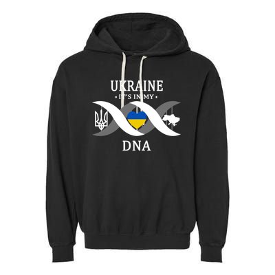 Ukraine Is In My DNA Garment-Dyed Fleece Hoodie