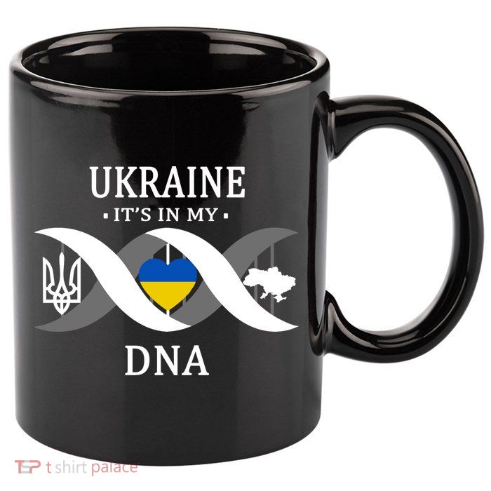 Ukraine Is In My DNA 11oz C Handle Ceramic Mug
