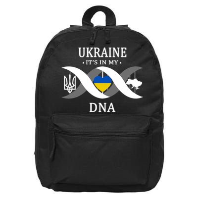 Ukraine Is In My DNA 16 in Basic Backpack