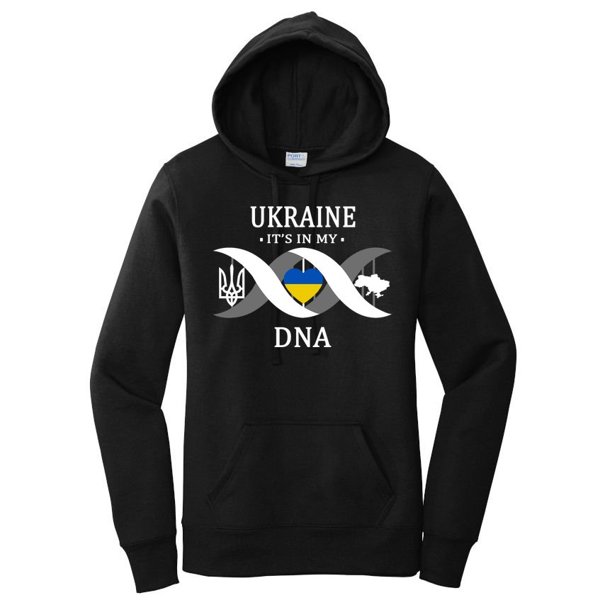 Ukraine Is In My DNA Women's Pullover Hoodie