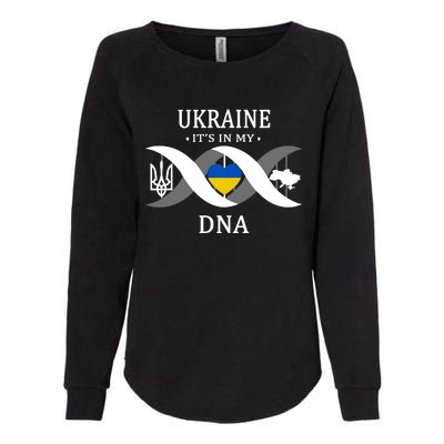 Ukraine Is In My DNA Womens California Wash Sweatshirt