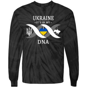 Ukraine Is In My DNA Tie-Dye Long Sleeve Shirt