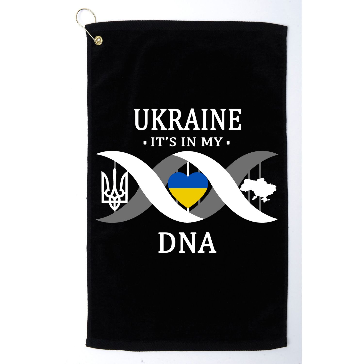 Ukraine Is In My DNA Golf Towel