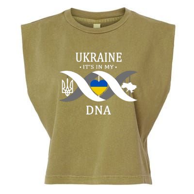 Ukraine Is In My DNA Garment-Dyed Women's Muscle Tee