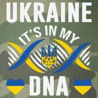Ukraine Its In My DNA National Symbol Legacy Tie Dye Trucker Hat
