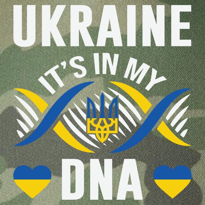 Ukraine Its In My DNA National Symbol Legacy Tie Dye Trucker Hat