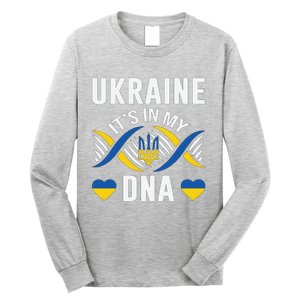 Ukraine Its In My DNA National Symbol Long Sleeve Shirt