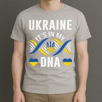 Ukraine Its In My DNA National Symbol T-Shirt