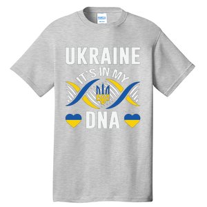 Ukraine Its In My DNA National Symbol Tall T-Shirt