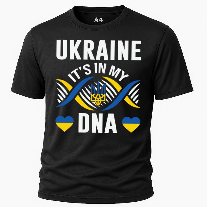 Ukraine Its In My DNA National Symbol Cooling Performance Crew T-Shirt