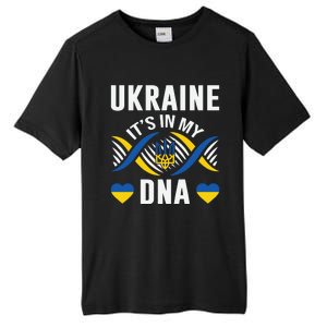 Ukraine Its In My DNA National Symbol Tall Fusion ChromaSoft Performance T-Shirt