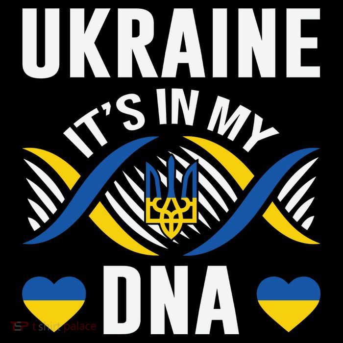 Ukraine Its In My DNA National Symbol Cooling Performance Long Sleeve Crew