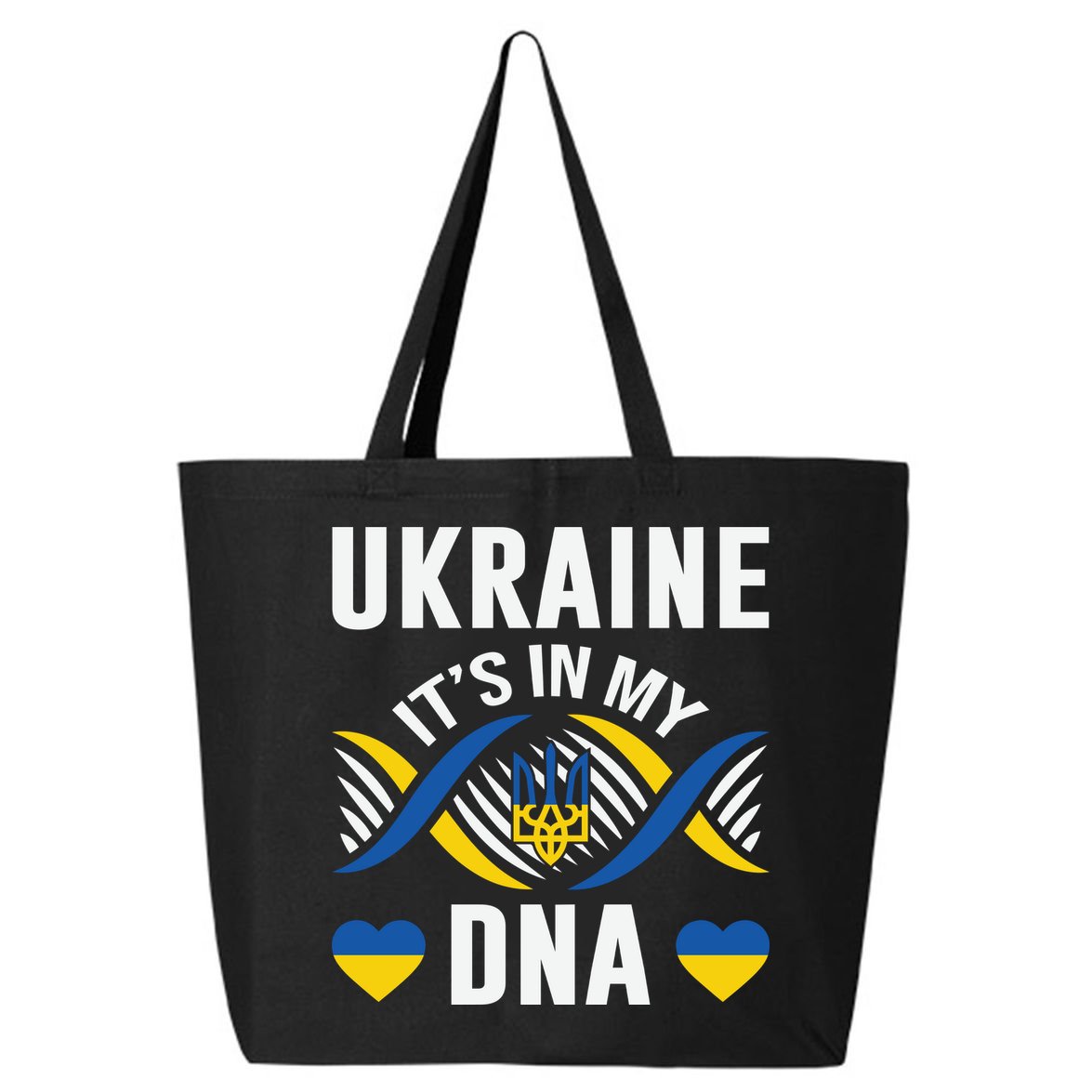 Ukraine Its In My DNA National Symbol 25L Jumbo Tote