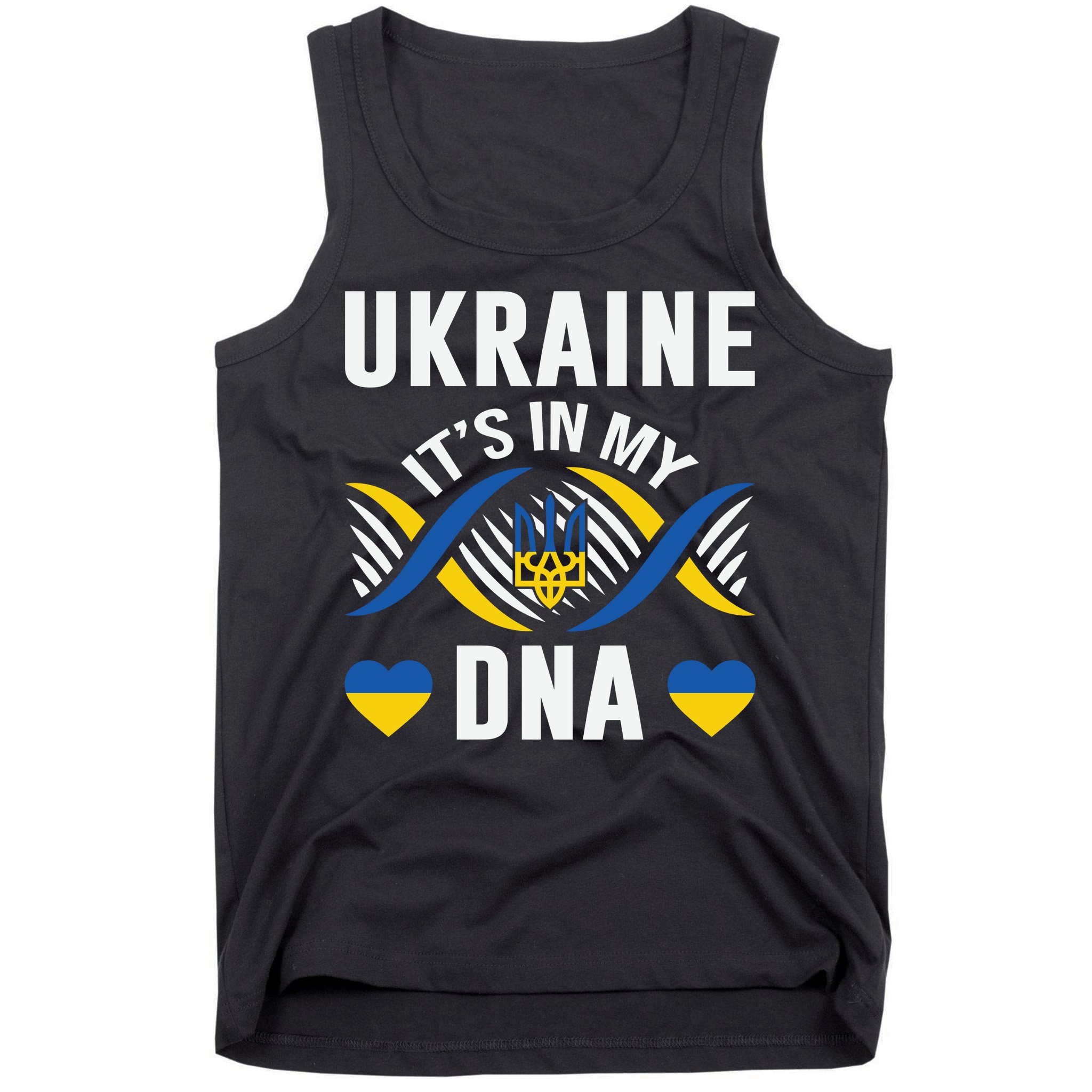 Ukraine Its In My DNA National Symbol Tank Top