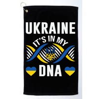 Ukraine Its In My DNA National Symbol Golf Towel