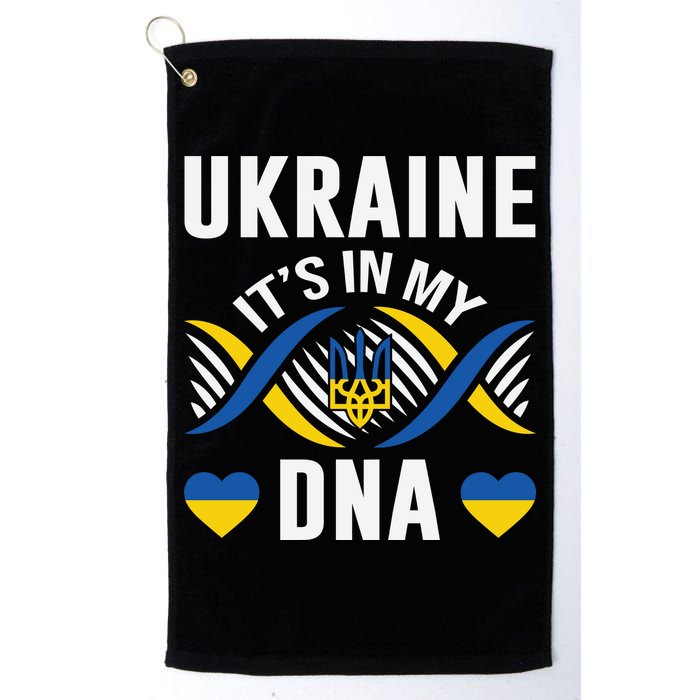 Ukraine Its In My DNA National Symbol Golf Towel