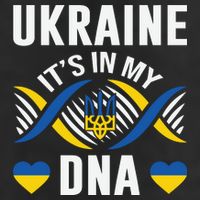 Ukraine Its In My DNA National Symbol Golf Towel