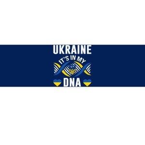 Ukraine Its In My DNA National Symbol Bumper Sticker