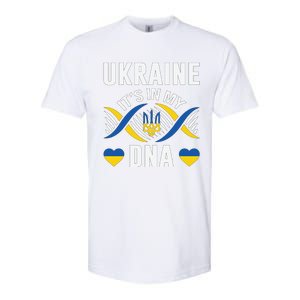 Ukraine Its In My DNA National Symbol Softstyle CVC T-Shirt