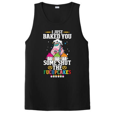 Unicorn I Just Baked You Some Shut The Fucupcakes PosiCharge Competitor Tank