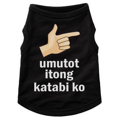 Umutot Itong Katabi Ko Funny Filipino Pinoy Philippines Doggie Tank