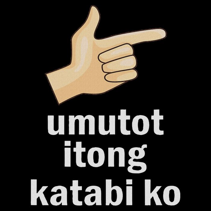 Umutot Itong Katabi Ko Funny Filipino Pinoy Philippines Bucket Hat