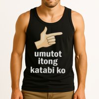 Umutot Itong Katabi Ko Funny Filipino Pinoy Philippines Tank Top