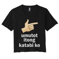 Umutot Itong Katabi Ko Funny Filipino Pinoy Philippines Crop Top