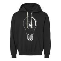 Universe In Lightbulb Outer Space Galaxy Astronomy Astronaut Garment-Dyed Fleece Hoodie