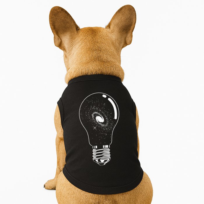 Universe In Lightbulb Outer Space Galaxy Astronomy Astronaut Doggie Tank