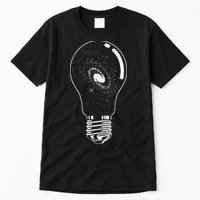 Universe In Lightbulb Outer Space Galaxy Astronomy Astronaut Tall T-Shirt
