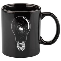 Universe In Lightbulb Outer Space Galaxy Astronomy Astronaut 11oz C Handle Ceramic Mug