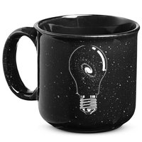 Universe In Lightbulb Outer Space Galaxy Astronomy Astronaut 15oz Campfire Ceramic Mug
