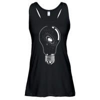 Universe In Lightbulb Outer Space Galaxy Astronomy Astronaut Ladies Essential Flowy Tank