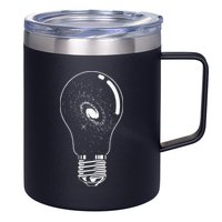 Universe In Lightbulb Outer Space Galaxy Astronomy Astronaut 12oz Stainless Steel Coffee Mug