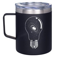 Universe In Lightbulb Outer Space Galaxy Astronomy Astronaut 12oz Stainless Steel Coffee Mug