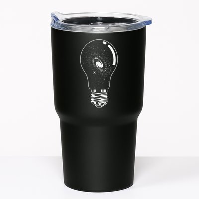 Universe In Lightbulb Outer Space Galaxy Astronomy Astronaut Tumbler