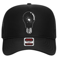 Universe In Lightbulb Outer Space Galaxy Astronomy Astronaut Trucker Hat
