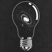 Universe In Lightbulb Outer Space Galaxy Astronomy Astronaut Trucker Hat