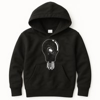 Universe In Lightbulb Outer Space Galaxy Astronomy Astronaut Kids Hoodie
