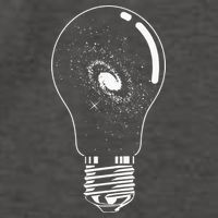 Universe In Lightbulb Outer Space Galaxy Astronomy Astronaut Vector Backpack