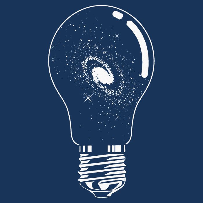 Universe In Lightbulb Outer Space Galaxy Astronomy Astronaut Infant Baby Jersey Bodysuit