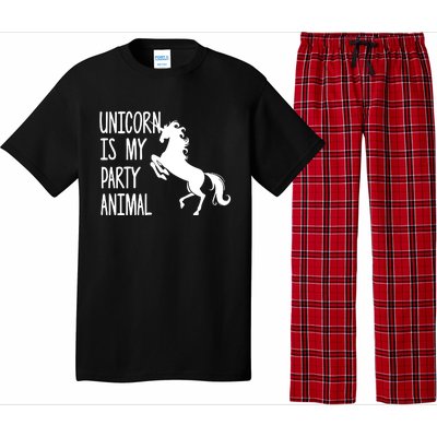 Unicorn Is My Party Animal Pajama Set