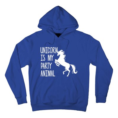 Unicorn Is My Party Animal Hoodie