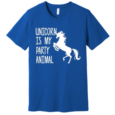 Unicorn Is My Party Animal Premium T-Shirt