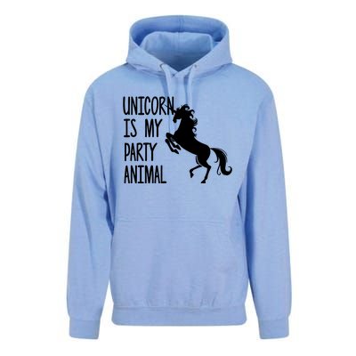 Unicorn Is My Party Animal Unisex Surf Hoodie