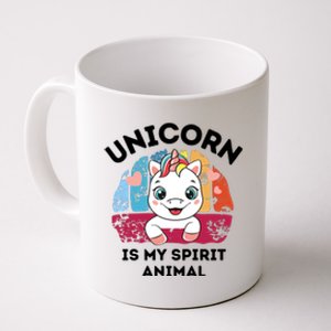 Unicorn Is My Spirit Animal Funny Unicorn Lover Coffee Mug