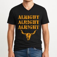 USA in order Texas longhorn pride V-Neck T-Shirt