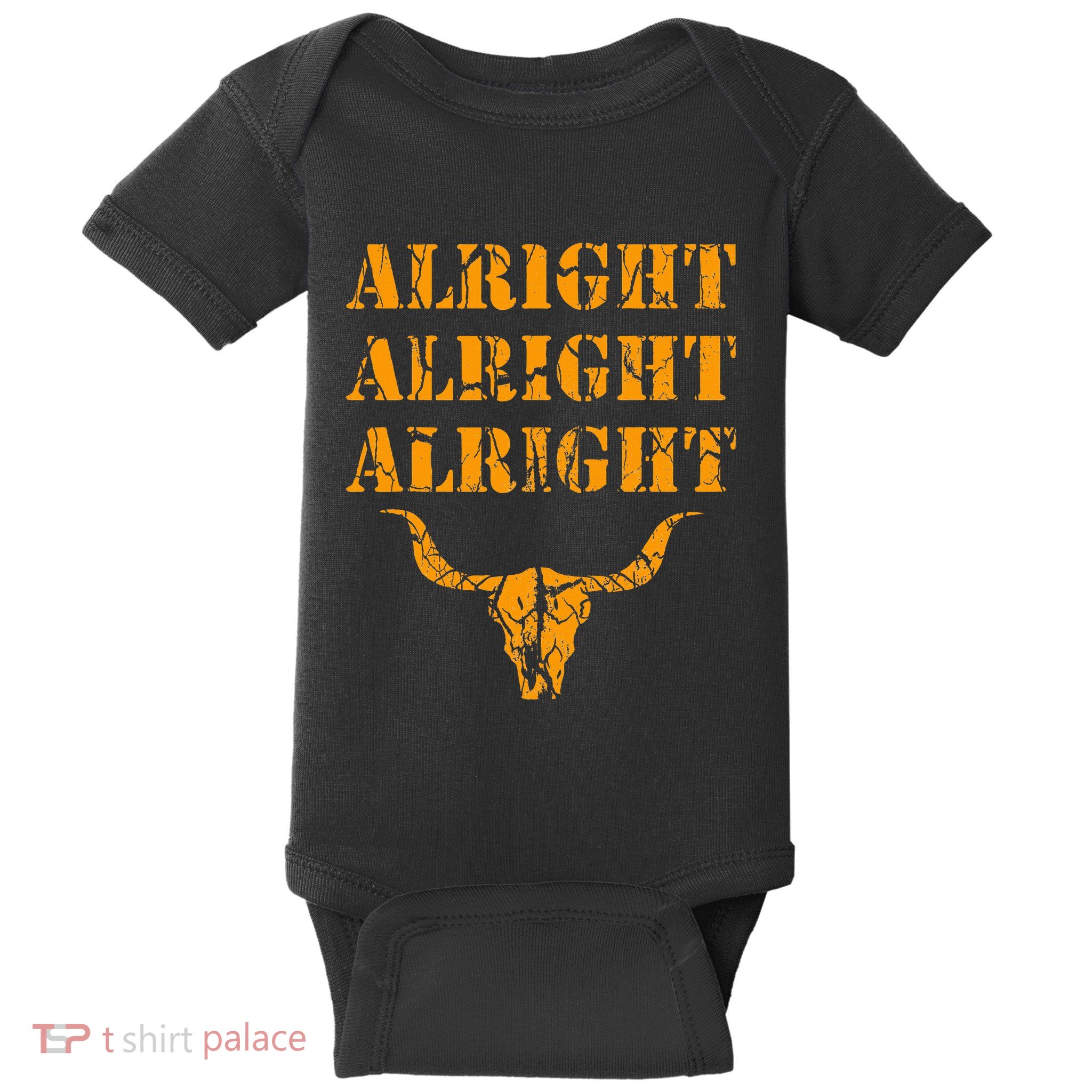 USA in order Texas longhorn pride Baby Bodysuit