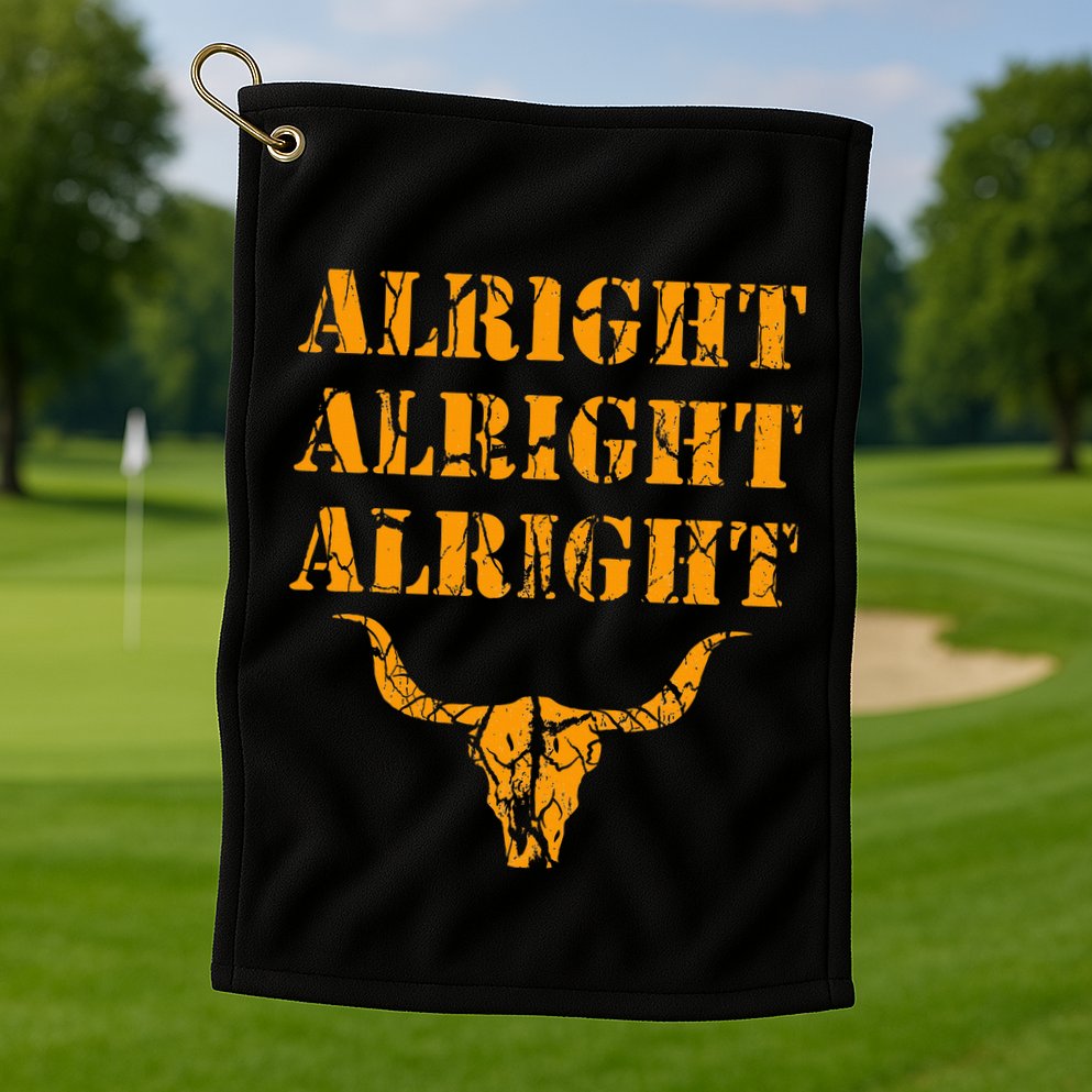 USA in order Texas longhorn pride Golf Towel
